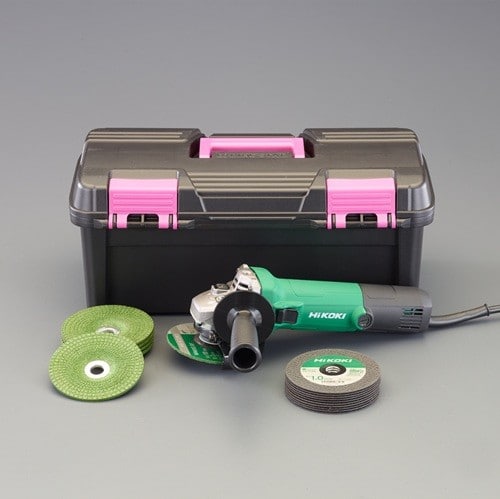 エスコ EA809BE-20E 100mm/ 780W 電気ディスクグラインダーセット 1セット （ご注文単位1セット）【直送品】