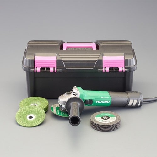 エスコ EA809BE-30F 100mm/1600W 電子ディスクグラインダーセット 1セット （ご注文単位1セット）【直送品】