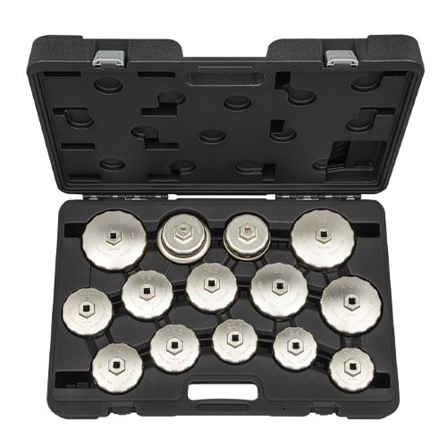 エスコ EA604AV-14A 14個組 カップ型オイルフィルターレンチセット 1セット （ご注文単位1セット）【直送品】