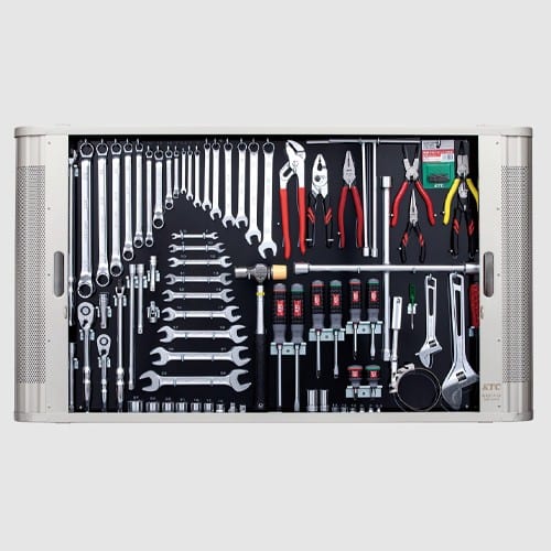 エスコ EA91B-1 [79個組] 工具セット(シャッター付) 1セット （ご注文単位1セット）【直送品】