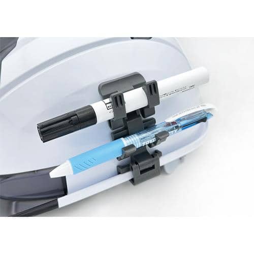 エスコ EA998AZ-41 ペン&マーカーホルダー(溝付ヘルメット用) 1個 （ご注文単位1個）【直送品】