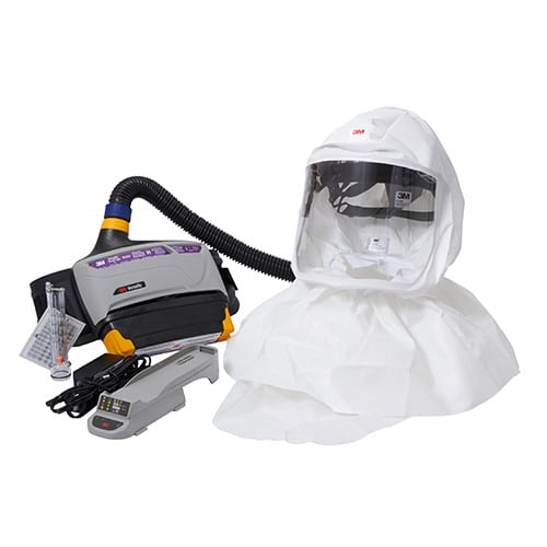 エスコ EA800MR-51 電動ファン付き呼吸用保護具(防爆構造) 1セット （ご注文単位1セット）【直送品】