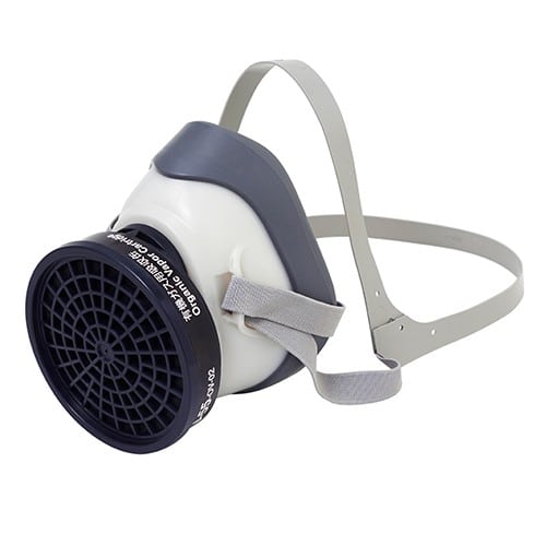 エスコ EA800NH-21 [フリー] 防毒マスクセット(有機溶剤作業用) 1束 （ご注文単位1束）【直送品】