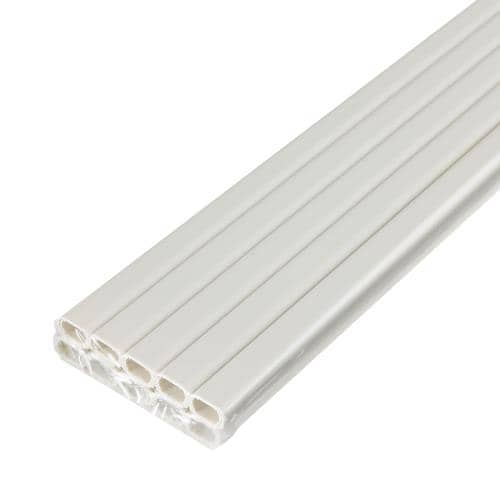 エスコ EA947JC-43A 16mmx2.0m テープ付モール(プラスチック/ミルキー/10本) 1袋 （ご注文単位1袋）【直送品】