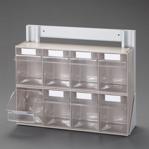 エスコ EA957A-74 4列2段 マルチストールセット(卓上フレーム付) 1セット （ご注文単位1セット）【直送品】