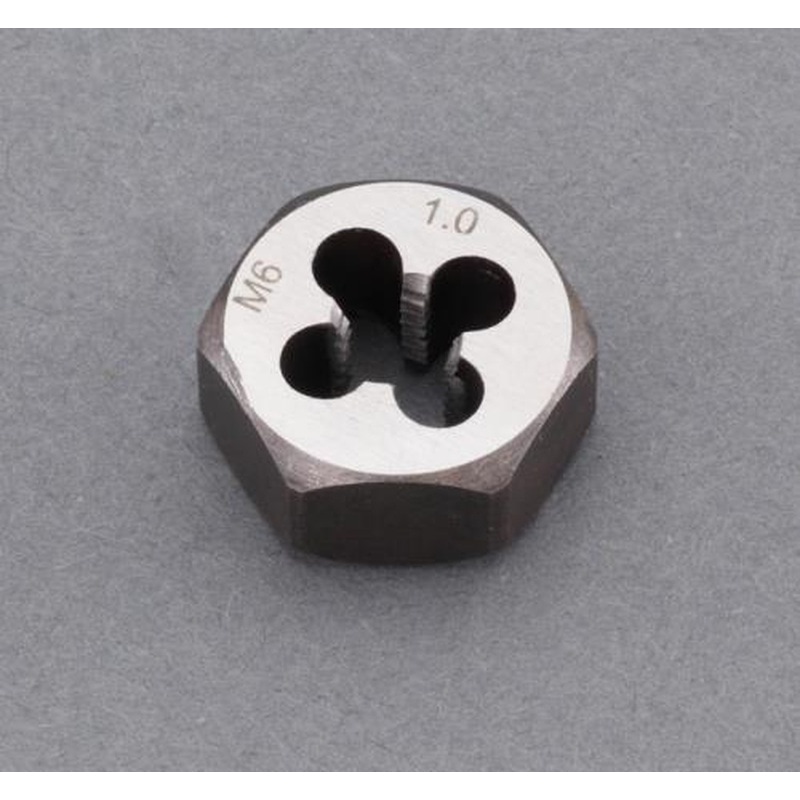 エスコ EA829MT-3 M3x0.5六角ダイス(SKS) 1個（ご注文単位1個）【直送品】