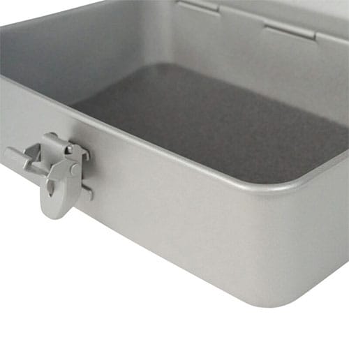 エスコ EA504AB-52A 250x162x 93mm 工具箱(スチール製/グレー) 1個 （ご注文単位1個）【直送品】