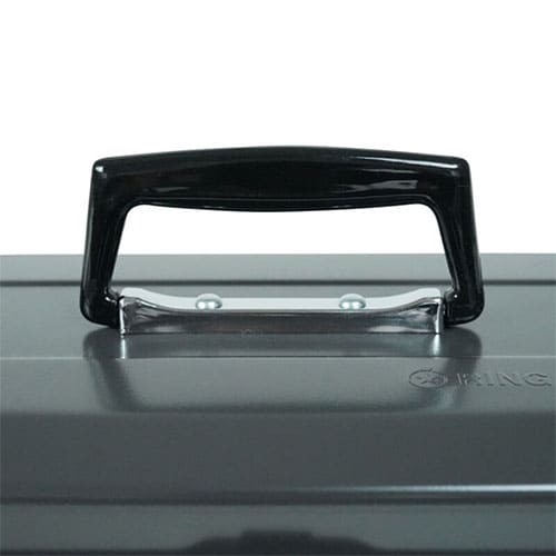 エスコ EA504AB-52A 250x162x 93mm 工具箱(スチール製/グレー) 1個 （ご注文単位1個）【直送品】