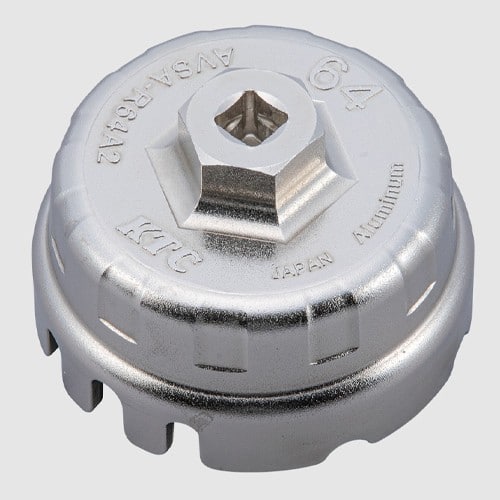 エスコ EA604AV-71A 71.0mm カップ型オイルフィルターレンチ(ろ紙交換型) 1個 （ご注文単位1個）【直送品】