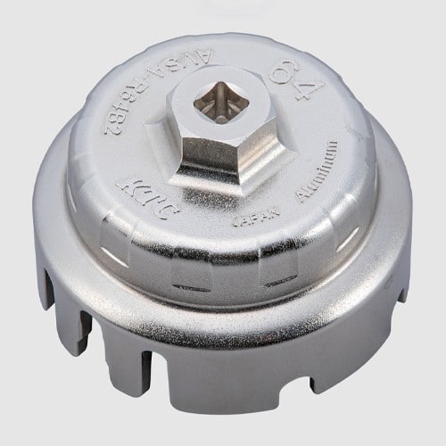 エスコ EA604AV-81A 81.0mm カップ型オイルフィルターレンチ(ろ紙交換型) 1個 （ご注文単位1個）【直送品】