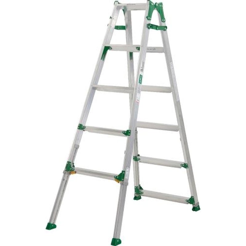 エスコ EA903AB-23 2.01mはしご兼用脚立(伸縮脚) 1個（ご注文単位1個）【直送品】