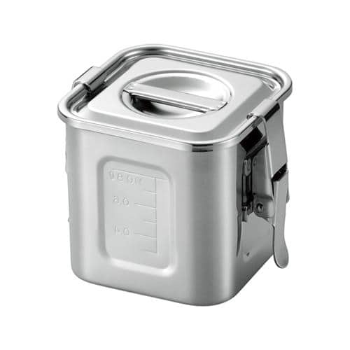 エスコ EA508SC-152A 120x120x119mm ふた付深型ボックス(ステンレス製) 1個 （ご注文単位1個）【直送品】