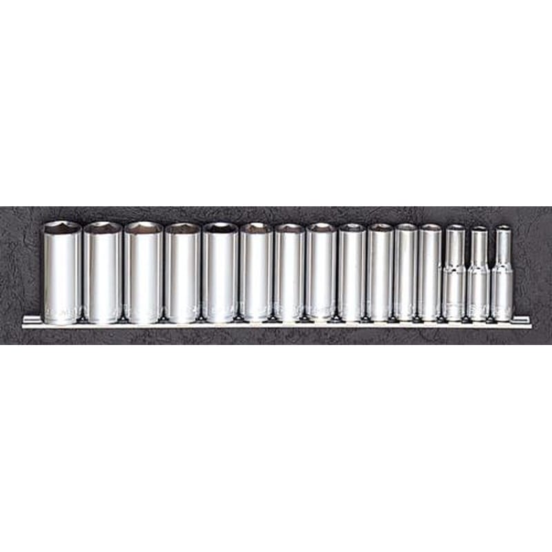 エスコ EA617DL-2 3/8”DRディープソケットセット 1個（ご注文単位1個）【直送品】