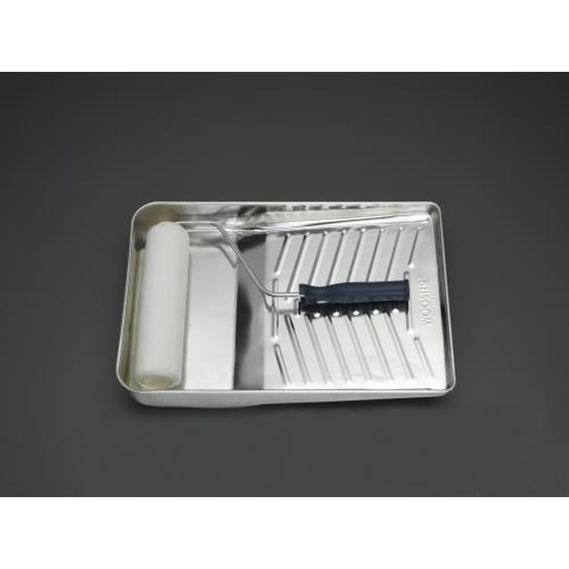 エスコ EA109NW-100 230mmローラー刷毛セット(トレー付) 1個(ご注文単位1個)【直送品】
