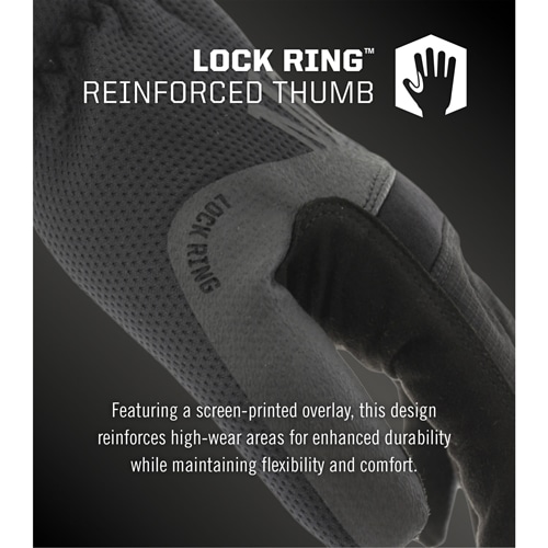 エスコ EA353BS-111A [S]メカニクスグローブ(合成革/ダ-クブラウン) 1組 （ご注文単位1組）【直送品】