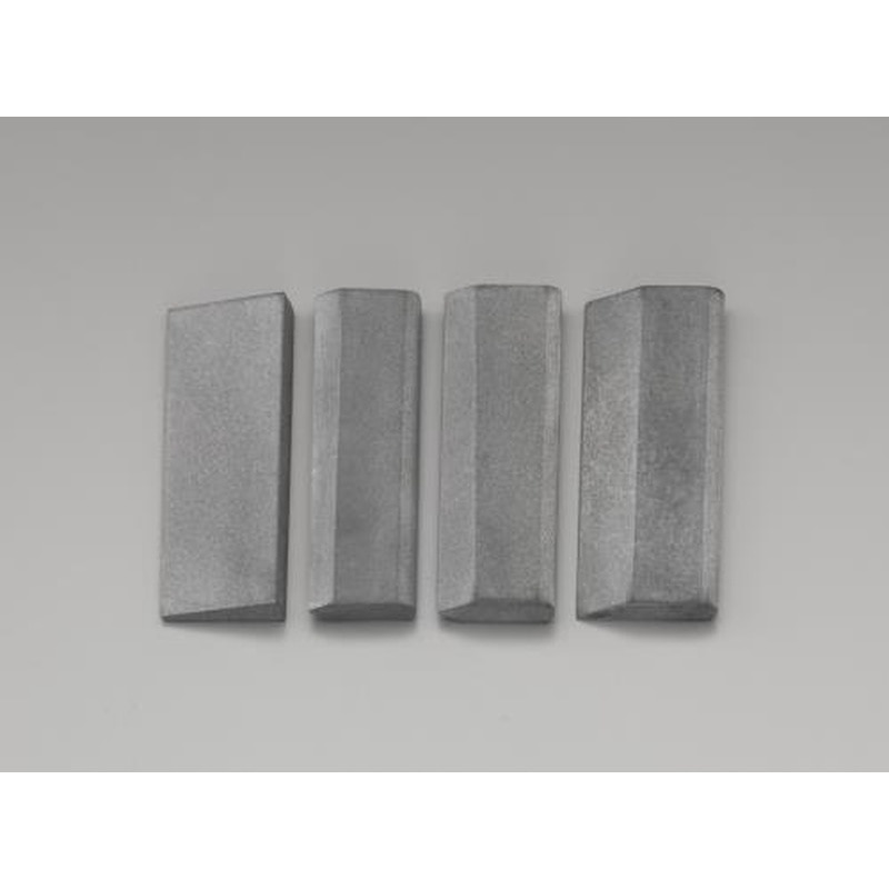 エスコ EA522AK-3 75x25x9.5mm油砥石・櫛形(4個組/極細目) 1個(ご注文単位1個)【直送品】