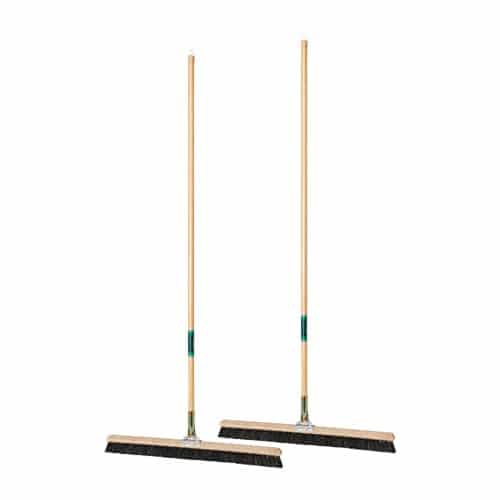 エスコ EA928AD-106 1310mm 木柄ほうき(自在/2本) 1本 （ご注文単位1本）【直送品】