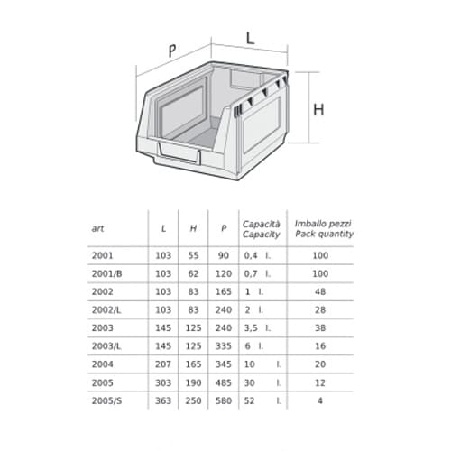 エスコ EA661CM-61 103x 90x 55mm パーツトレー(重ね置型/灰/100個) 1個 (ご注文単位1個)【直送品】