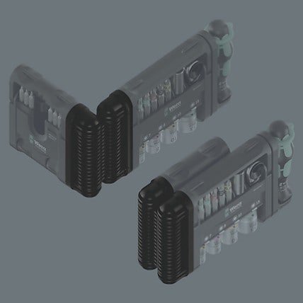 エスコ EA562WE-21 ミニラチェット付ビット&ソケットセット 1セット (ご注文単位1セット)【直送品】