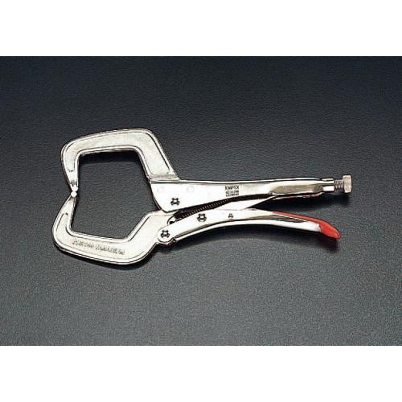 エスコ EA533FK-11 0-40mm/280mm溶接用ロッキングプライヤー 1個（ご注文単位1個）【直送品】