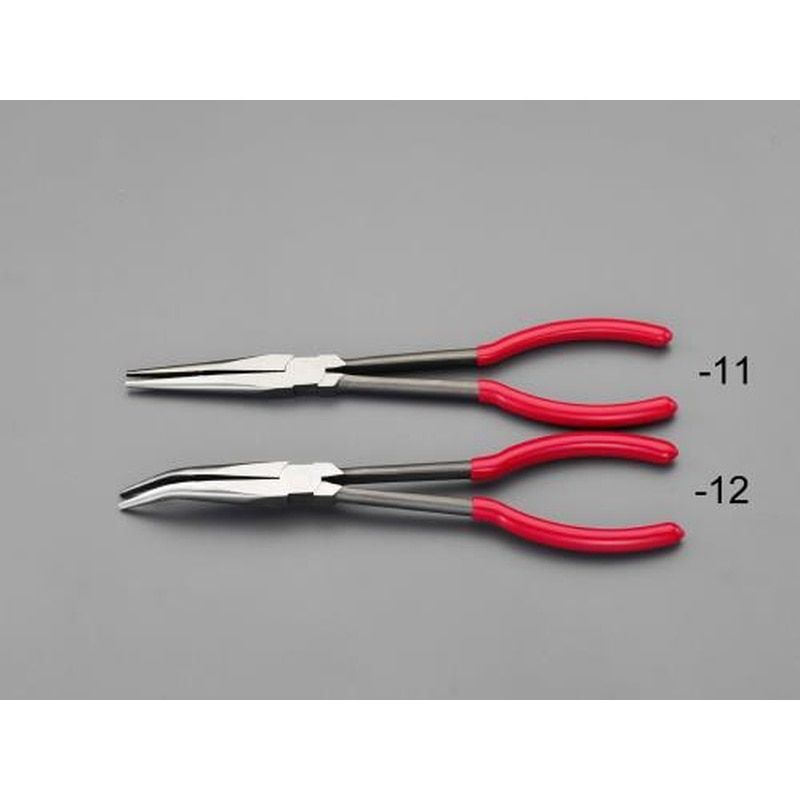 エスコ EA537FA-11 280mmロングノーズプライヤー(ストレート) 1個（ご注文単位1個）【直送品】