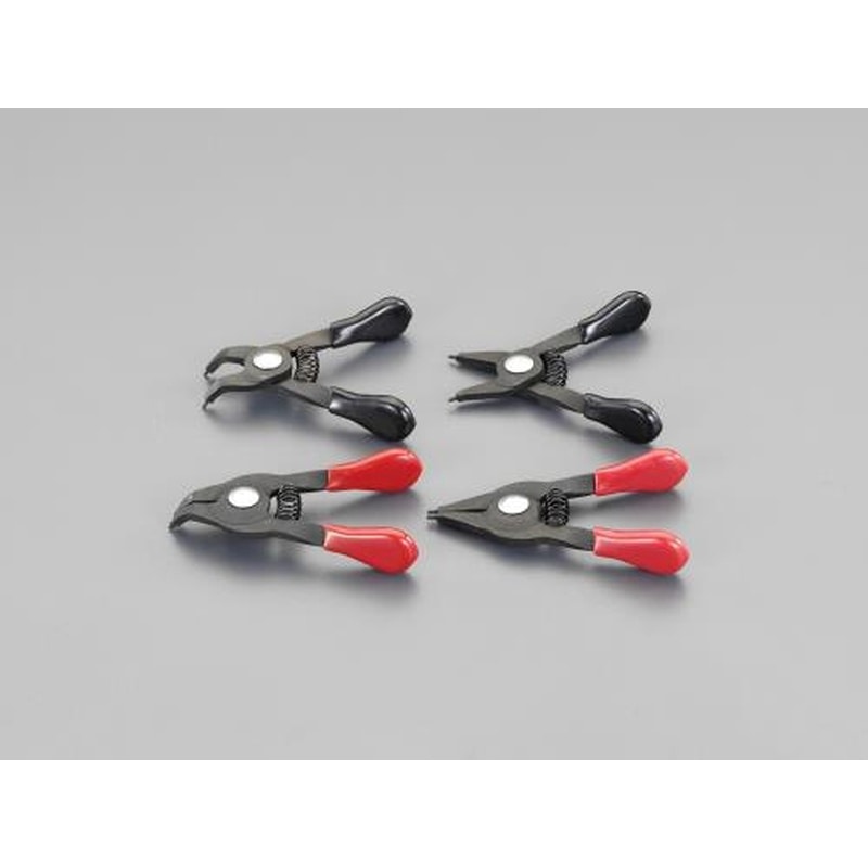 エスコ EA590SA ミニスナップリングプライヤーセット 1個（ご注文単位1個）【直送品】