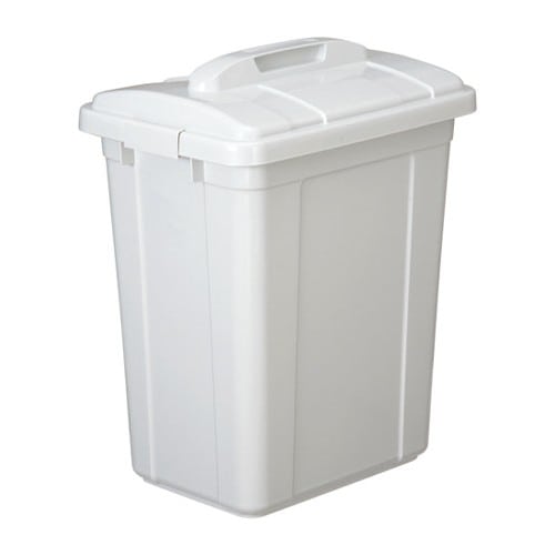 エスコ EA995A-539 128L ダストボックス(取っ手付/ふたロック) 1セット （ご注文単位1セット）【直送品】