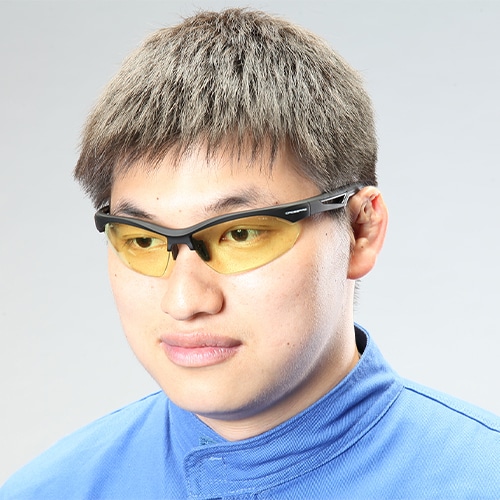 エスコ EA800AS-23 保護めがね(アンバー) 1個 (ご注文単位1個)【直送品】