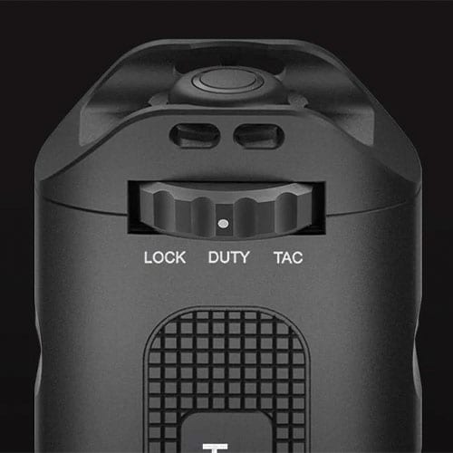 エスコ EA758RN-91 [充電式] フラッシュライト/LED(黒) 1個 （ご注文単位1個）【直送品】