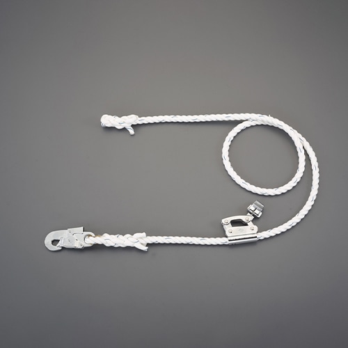 エスコ EA998FH-22 2100mm 柱上安全帯用ロープ(U字つり専用) 1個 （ご注文単位1個）【直送品】