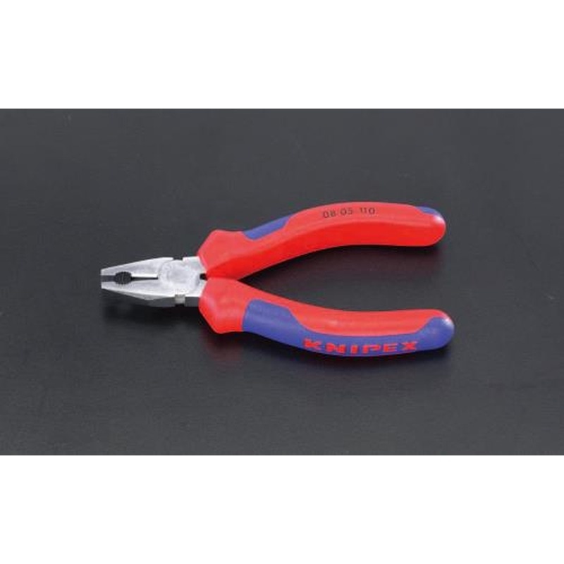 エスコ EA534KA-110 110mmミニペンチ(グリップ付・メッキ) 1個(ご注文単位1個)【直送品】