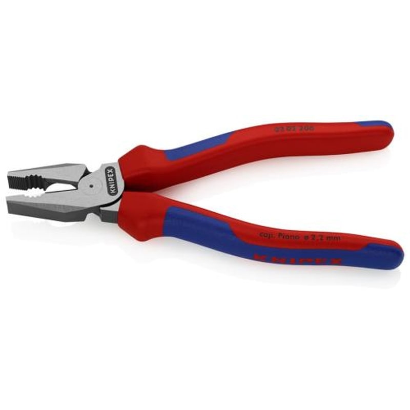 エスコ EA534KB-200 200mm電工ペンチ(グリップ付・偏芯型) 1個(ご注文単位1個)【直送品】