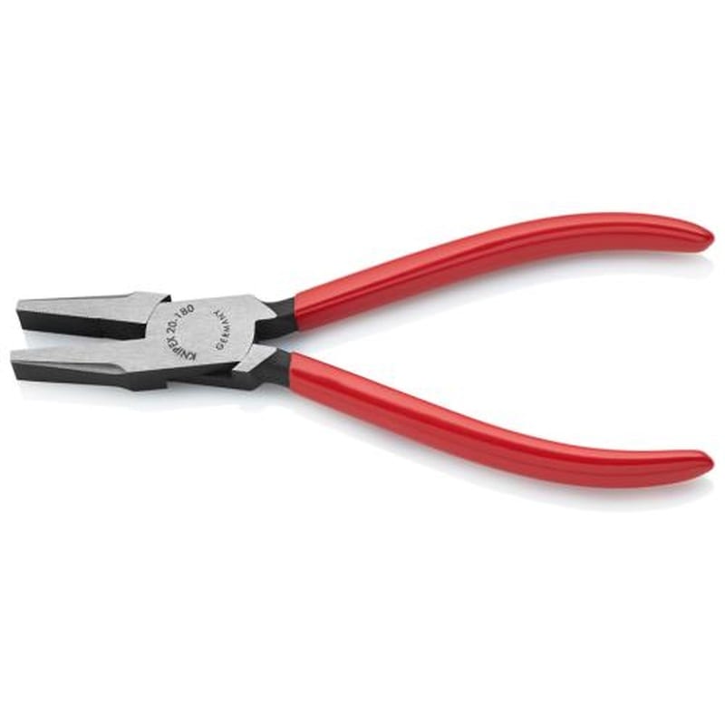 エスコ EA537LH-180 180mmフラットノーズプライヤー 1個（ご注文単位1個）【直送品】