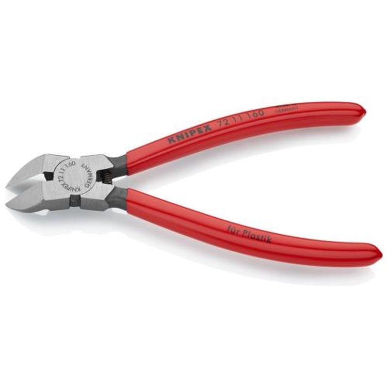 エスコ EA536KP-3 160mmニッパー・プラスティック用(バネ付/45゜) 1個（ご注文単位1個）【直送品】