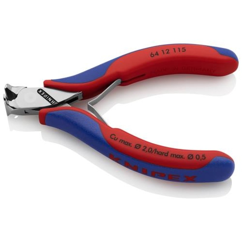 エスコ EA536KE-2 115mm精密用エンドニッパー(グリップ・バネ付) 1個(ご注文単位1個)【直送品】