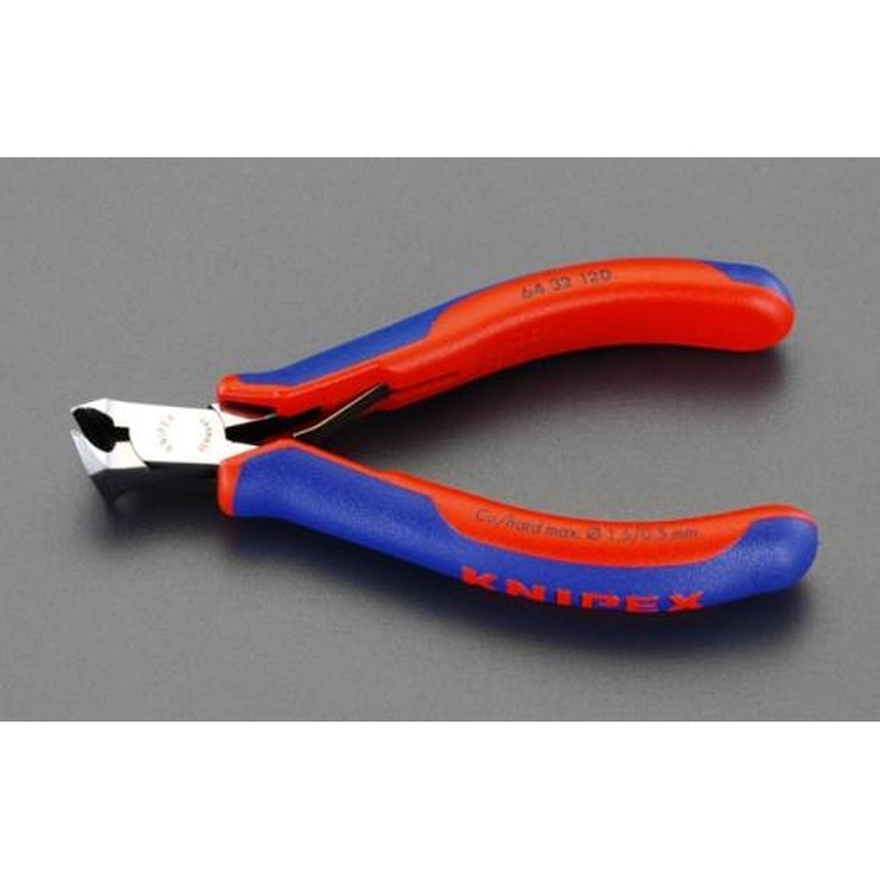 エスコ EA536KE-4 120mm精密用エンドニッパー(グリップ・バネ付) 1個（ご注文単位1個）【直送品】