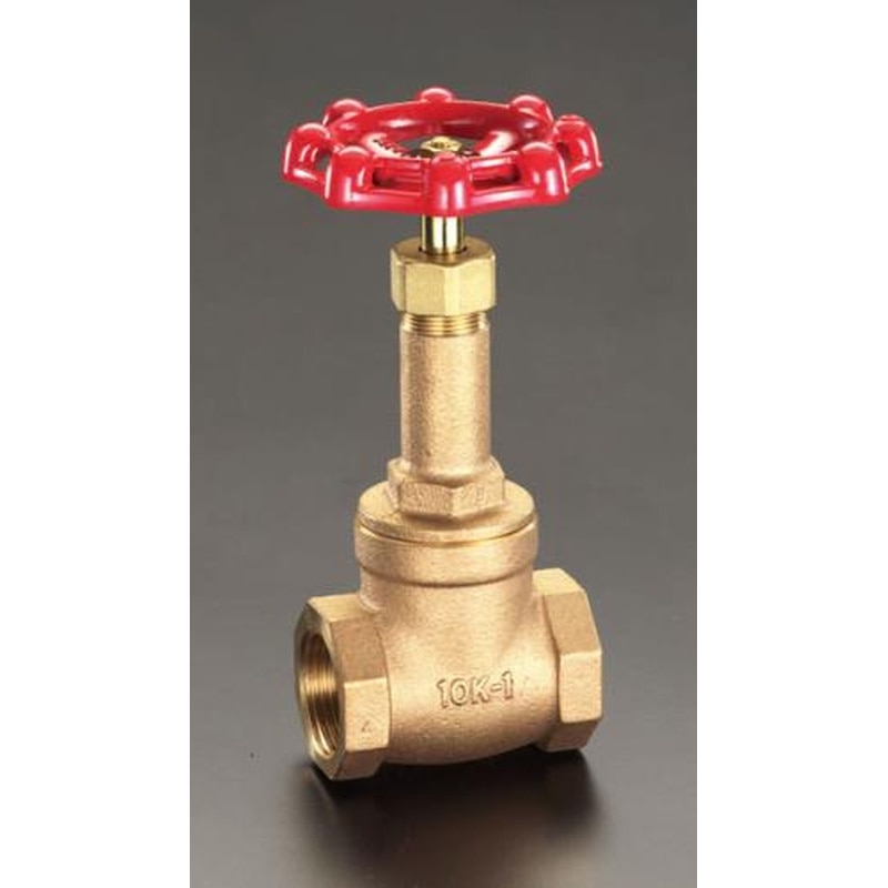 エスコ EA470DC-12 Rc1・1/4”ゲートバルブ(JIS) 1個(ご注文単位1個)【直送品】