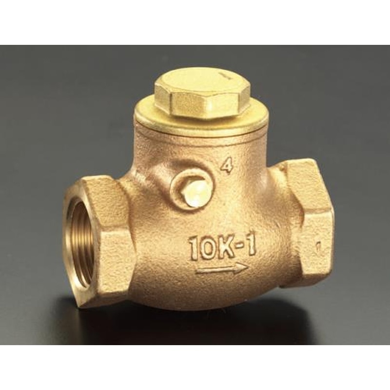 エスコ EA465A-4 1/2”スイングチャッキバルブ 1個(ご注文単位1個)【直送品】