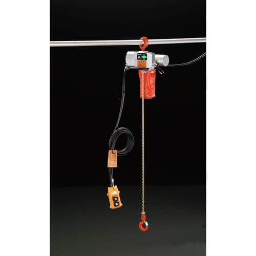 エスコ EA987DC-10A AC100V/125kgx10m 電動チェーンブロック 1台 （ご注文単位1台）【直送品】