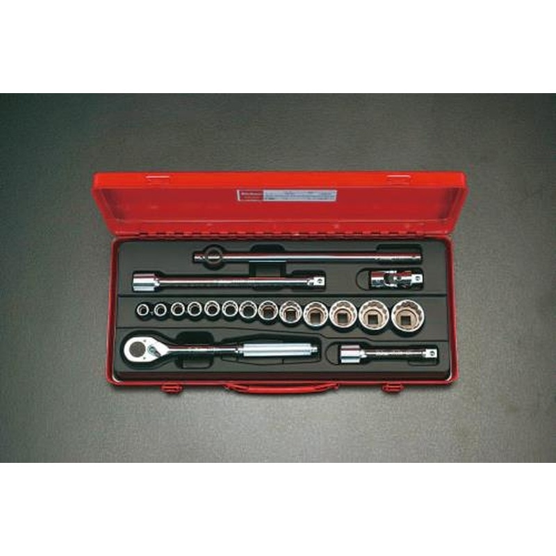 エスコ EA618C-11 1/2”DRソケットレンチセット 1個（ご注文単位1個）【直送品】