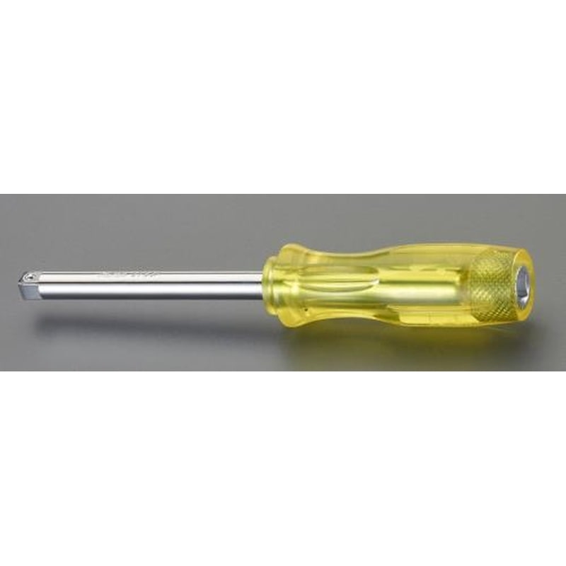 エスコ EA618AC-4 1/4”DR/150mmドライバー型ハンドル(凹付) 1個（ご注文単位1個）【直送品】