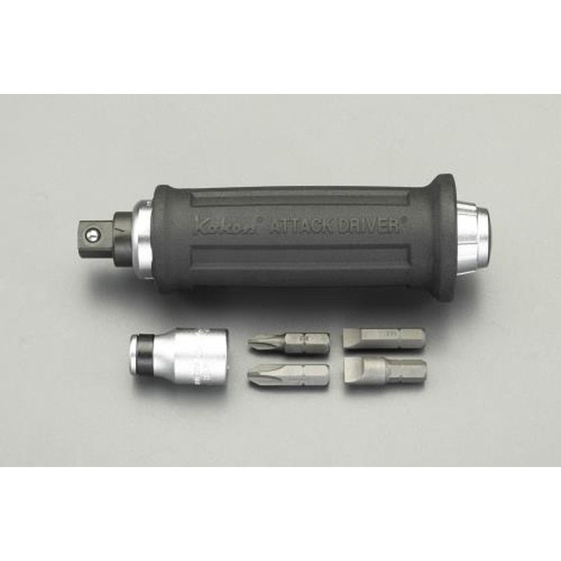 エスコ EA550XD 1/2”DRインパクトドライバーセット(5/16”Hexビット用) 1個(ご注文単位1個)【直送品】