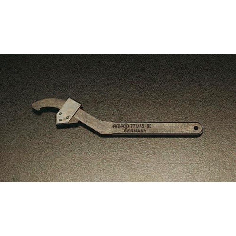 エスコ EA613XA-2 45-90mm自在フックレンチ 1個（ご注文単位1個）【直送品】