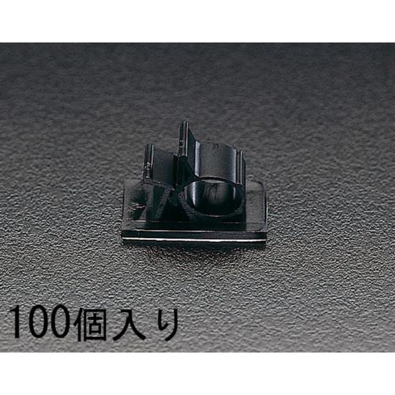 エスコ EA947FA-12 10-12.5mm自在ケーブルクランプ(100個) 1個（ご注文単位1個）【直送品】