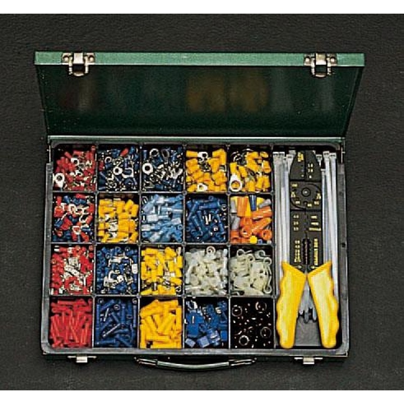 エスコ EA538ND 圧着端子セット 1個(ご注文単位1個)【直送品】