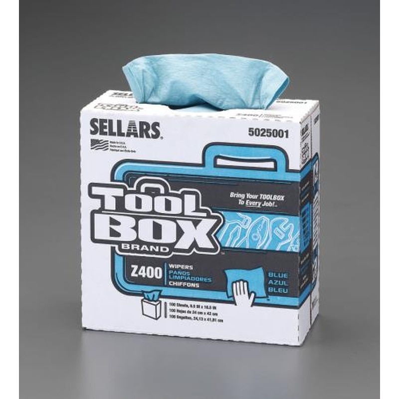 エスコ EA929AC-10 216x420mm工業用ワイパー(中厚/100枚) 1個（ご注文単位1個）【直送品】