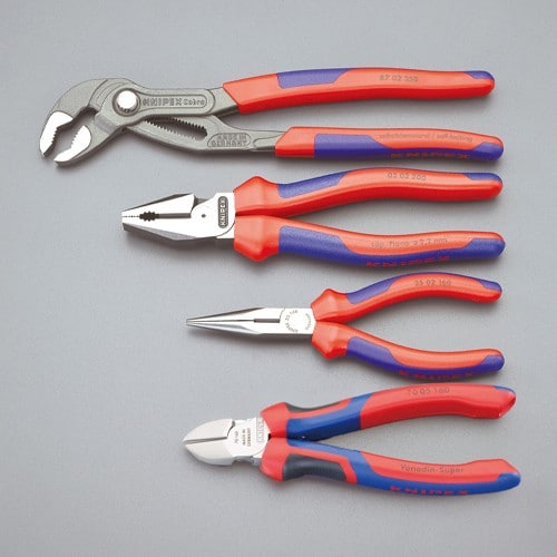 エスコ EA534KS-2B 4本組 プライヤーセット 1セット （ご注文単位1セット）【直送品】