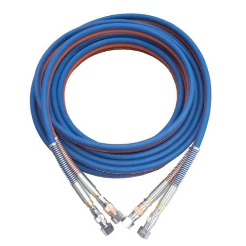 エスコ EA300AD-10A (5+5mm)x 10m カプラ付ツインホース 1本 （ご注文単位1本）【直送品】