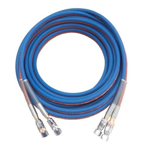 エスコ EA300AC-30A (5+5mm)x 30m カプラ付ツインホース 1本 （ご注文単位1本）【直送品】