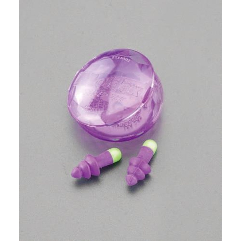 エスコ EA800VM-13 耳栓(ケース付) 1個(ご注文単位1個)【直送品】